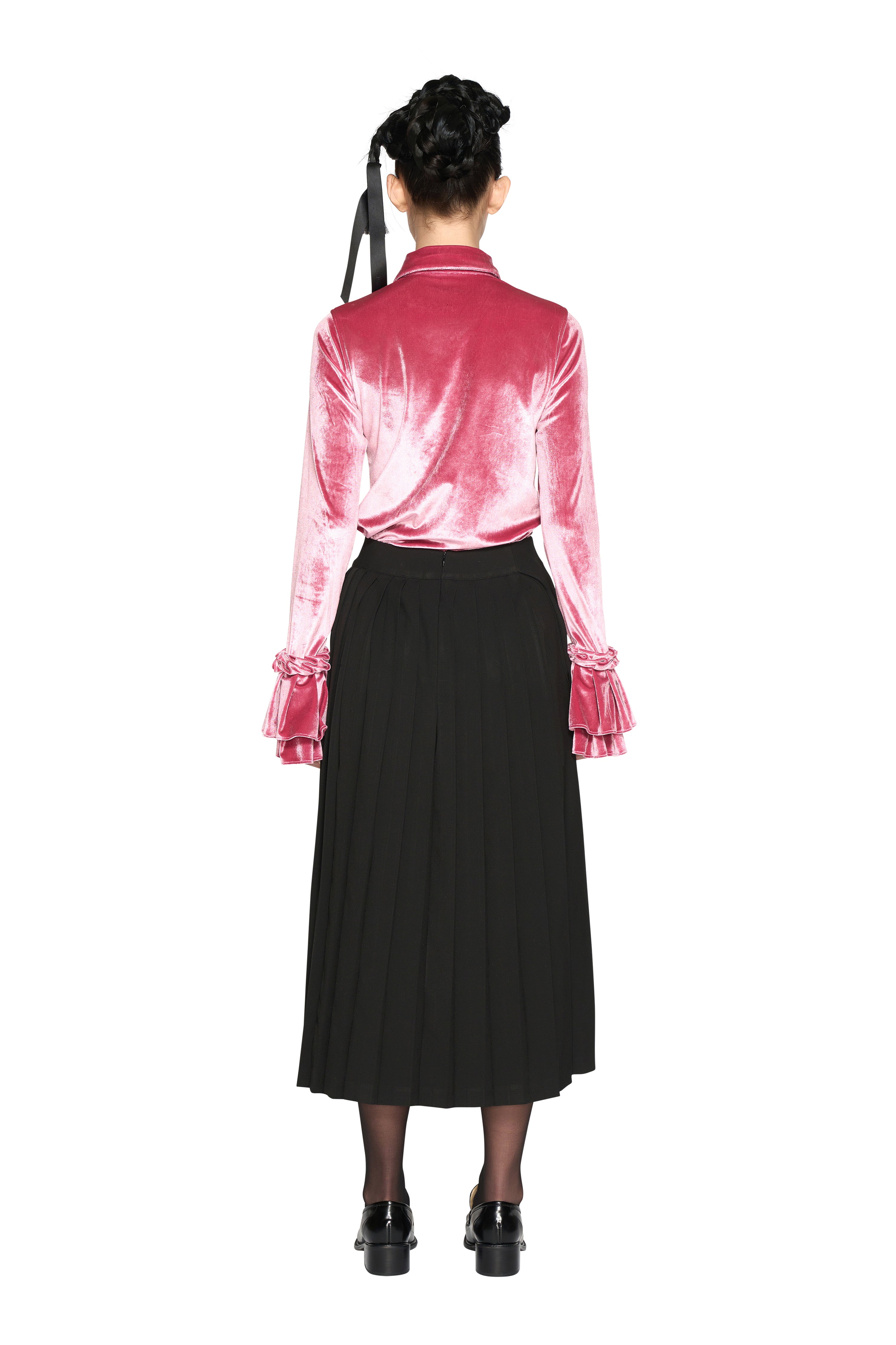 Malbon■Out Pocket Pleats Skirt■送料込 Black Pocket Pleats Skirt | THE BOUNDLESS ONLINE